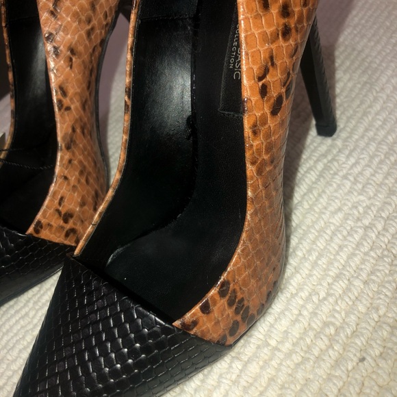 Zara Snake Stiletto Heels  size 36 - Picture 6 of 7